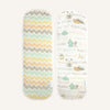 Abracadabra Sleepy Friends Muslin Burp Pads – Pack of 2