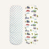 Abracadabra Muslin Burp Pad - Transport