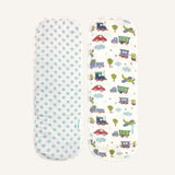 Abracadabra Muslin Burp Pad - Transport
