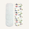 Abracadabra Muslin Burp Pad - Transport