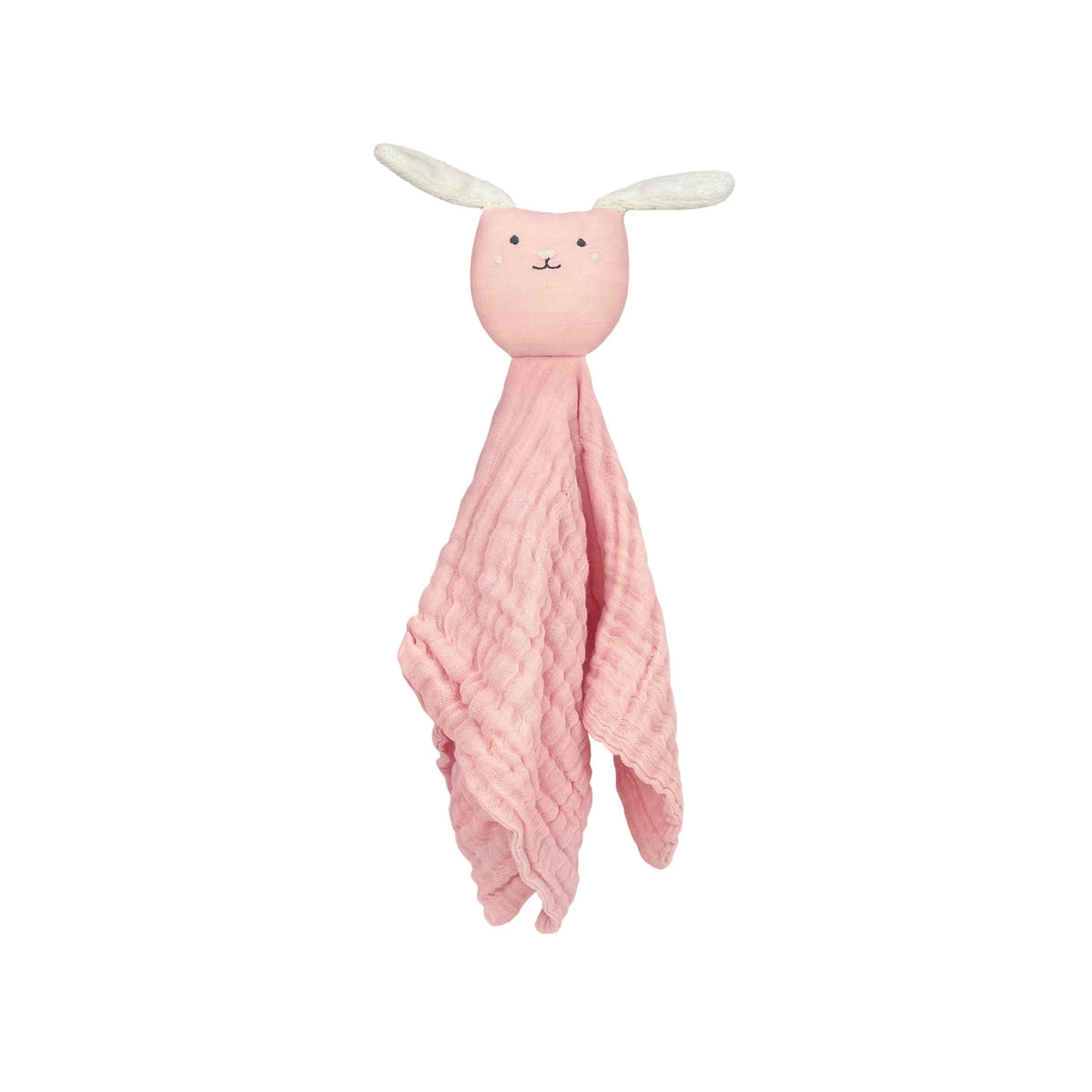Abracadabra Organics Security Blanket with Bunny Cuddle Toy