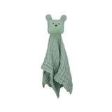 Abracadabra Organics 6-Layer Security Blanket with Cuddle Toy – Bear