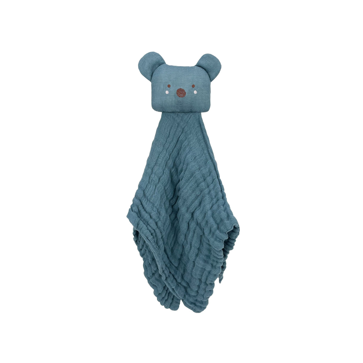 Abracadabra Organics Collectible Security Blanket with Cuddle Toy Koala Bear 38 × 38 × 4 cm Grey