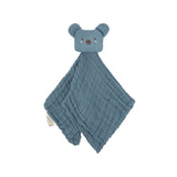 Abracadabra Organics Collectible Security Blanket with Cuddle Toy Koala Bear 38 × 38 × 4 cm Grey