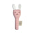 Abracadabra Organic Cotton Bunny Face Rattle – Pink | 3M+