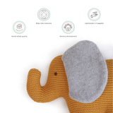 Abracadabra Eli the Elephant Knitted Toy - Yellow