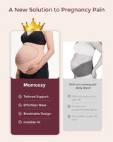 Momcozy BumpEase Ergonest Maternity Belly Band - Medium size