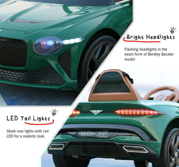 EMotorad Formula Fun BENTLEY BACALAR Ride-On Car - Green
