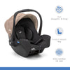 Joie Gemm Group 0+ Carry Cot Cum Car Seat - Mushroom
