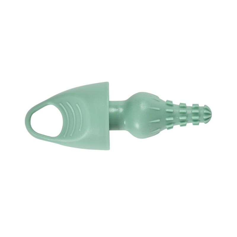 Béaba 2-in-1 Silicone Bottle Brush – Sage Green