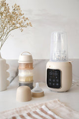 Béaba Multi Milk 5-in-1 Bottle Warmer & Sterilizer 0–12M – Clay Earth