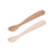 Béaba 1st Stage Silicone Spoon Set with Carry Box 2 Pack 4M+ – Clay / Praline