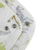 Abracadabra 3-Layer Muslin Bandana Bibs – Savanna, Pack of 3