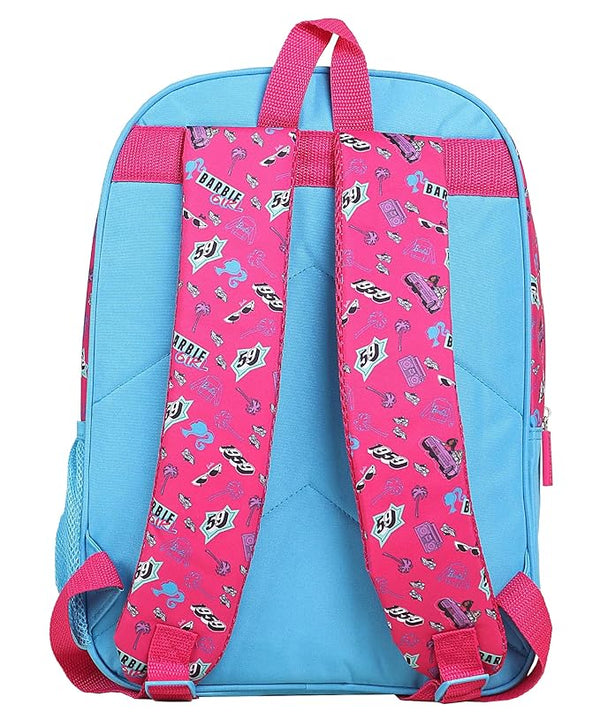 Striders School Bag for Kids Barbie 14" - Asorted Print