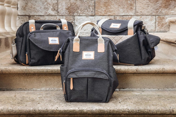 Béaba Wellington Changing Bag Backpack Dark Heather Grey