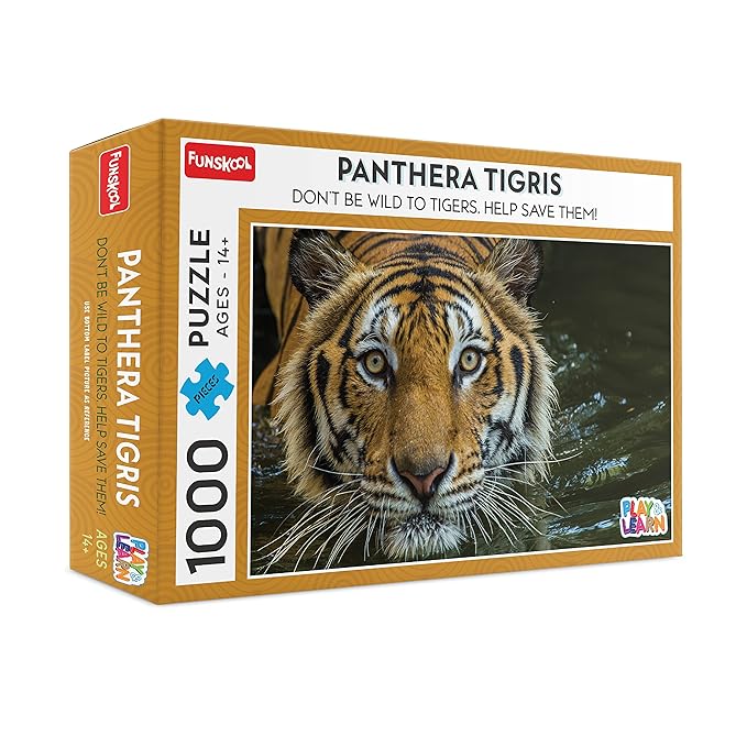 Funskool Panthera Tigris Jigsaw Puzzle, 1000 Pieces | 14+ Years