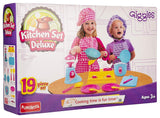 Giggles Kitchen Set Deluxe 19-Piece – Multicolor