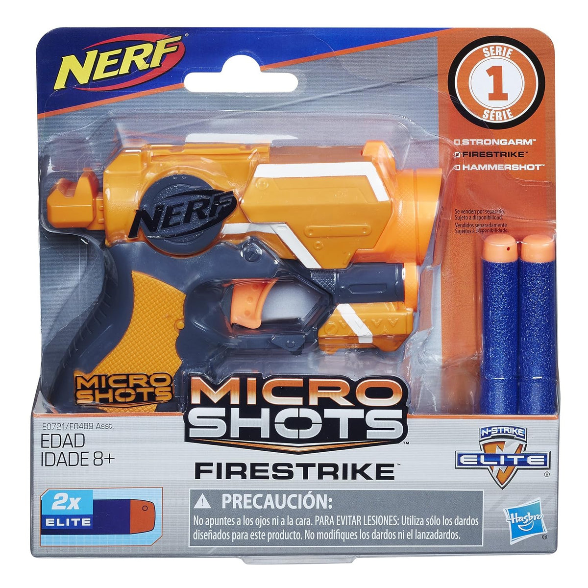 Nerf MicroShots N-Strike Elite Firestrike Mini Blaster 8Y+ – Blue Orange