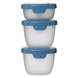 b.box Leakproof Snack Tubs 3-Pack – Ocean Blue