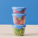 b.box Leakproof Snack Tubs 3-Pack – Ocean Blue