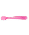 Chicco Soft Silicone Spoon Pack Of 2 - Pink 6M+