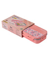 Youp Stainless Steel Lunch Box with Spoon 500 ml Pink