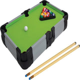 Innov8 Pool Game Tabletop Billiards Set 50 × 30 × 9 cm 5Y+ – Green Black