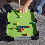 Innov8 Pool Game Tabletop Billiards Set 50 × 30 × 9 cm 5Y+ – Green Black