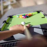 Innov8 Pool Game Tabletop Billiards Set 50 × 30 × 9 cm 5Y+ – Green Black