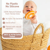 Oli & Carol Clementino The Orange Natural Rubber Teether