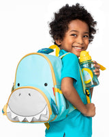 Skip Hop Zoo Back To School Straw Bottle Shark - Sipper