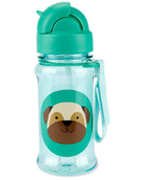 Skip Hop ZOO Straw Bottle With Tritan™ Renew - Pug 355ML