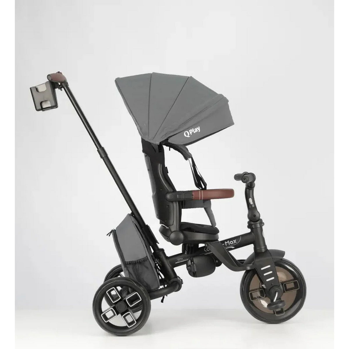 QPlay Comfo Max 7-in-1 Trike 10 Months to 6 Years Grey