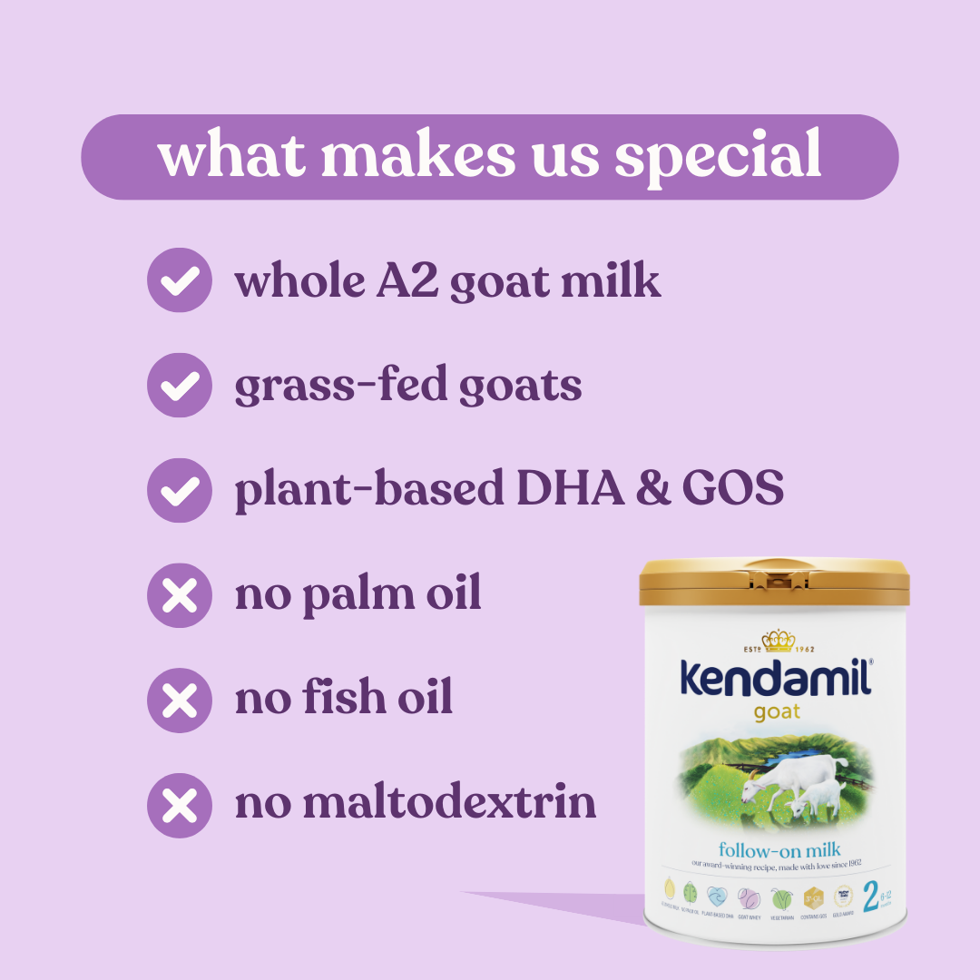 Kendamil Goat Stage 2 Follow-On Milk – 6–12 Months, 800g