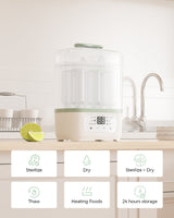 Momcozy 8-in-1 Baby Bottle Steam Sterilizer and Dryer