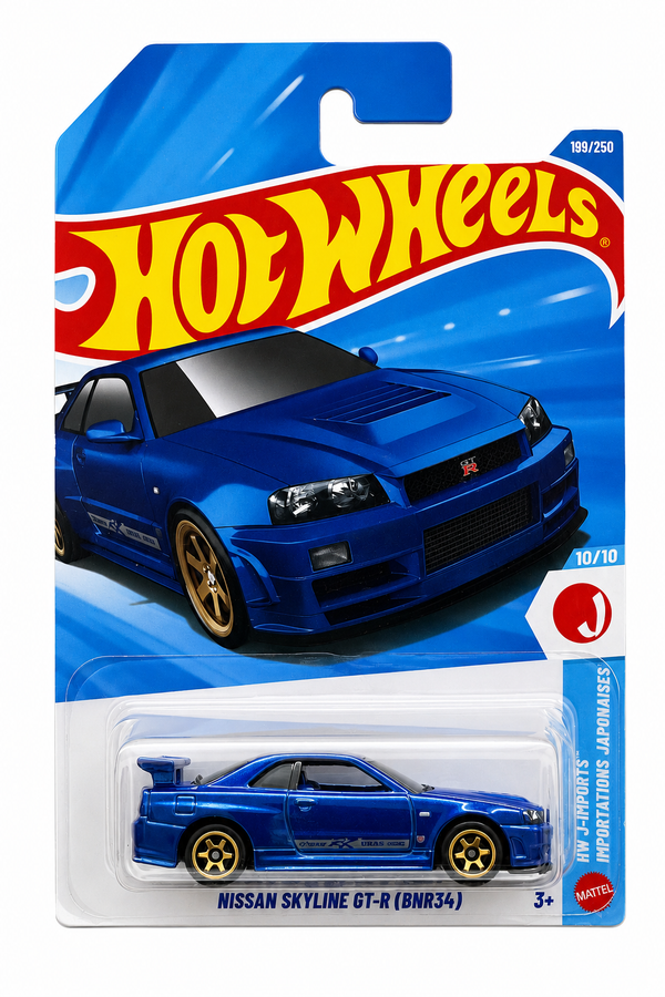 Hot Wheels Nissan Skyline GT-R (BNR34)