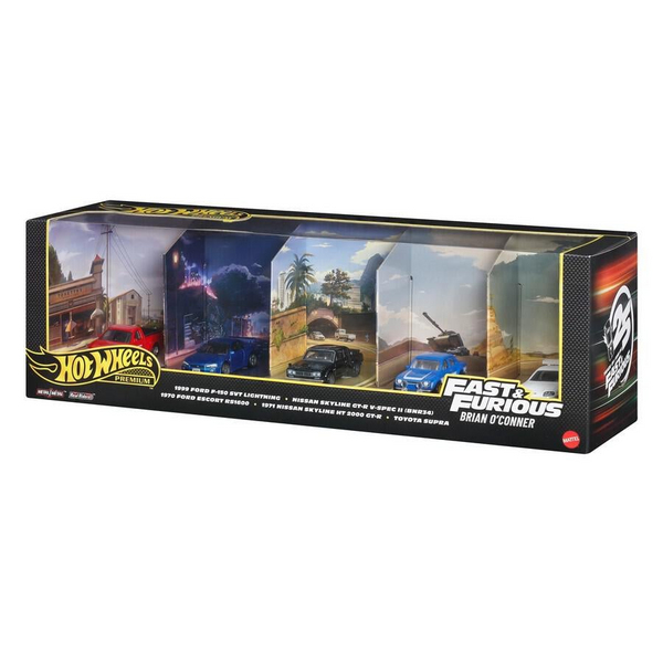 Hot Wheels Premium Fast Furious 5pack 25th Anniversary