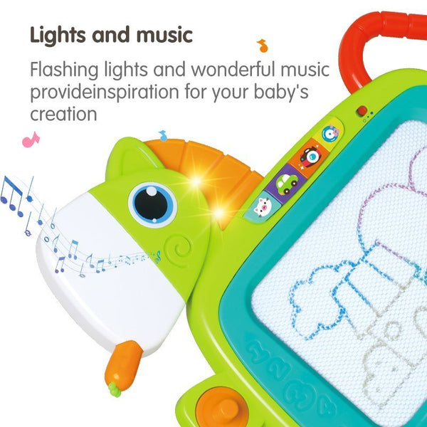 Hola Magnetic Scribbler With Music & Light 34.5 x 29 x 3 cm Multicolor