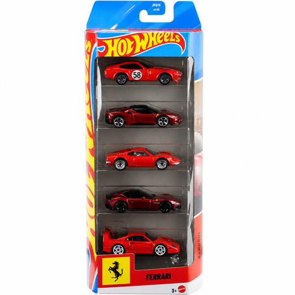 Hot Wheels Ferrari Pack Of 5