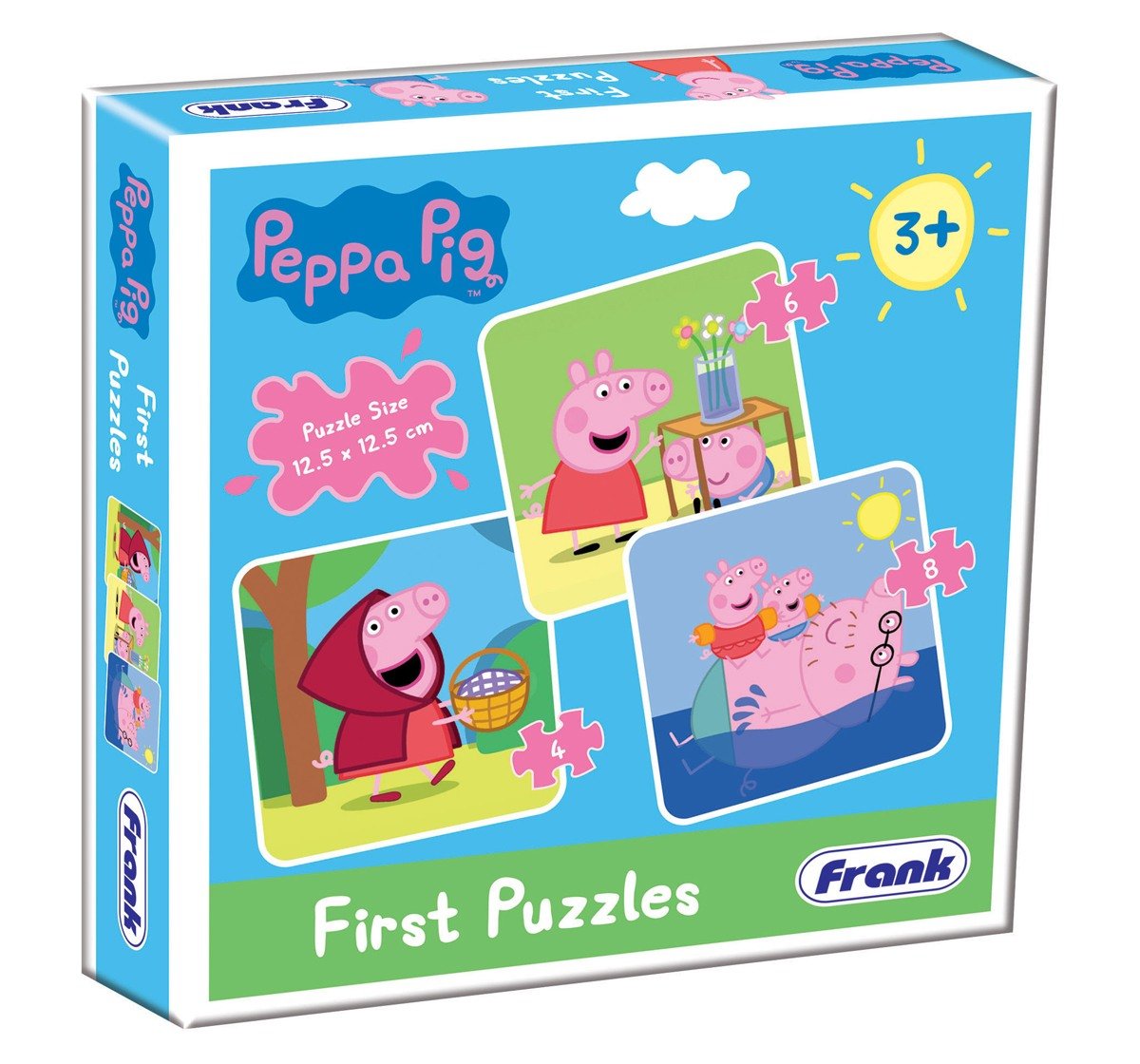 Frank Peppa Pig First Puzzles 3 in 1 3Y+