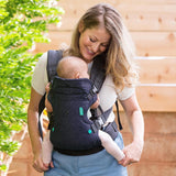 Infantino Carrier Flip 4-in-1 Light & Airy Convertible Black Denim