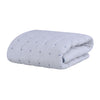 Abracadabra Baby Quilt With Star Embriodery - Blue