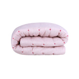 Abracadabra Baby Quilt With Heart Embriodery - Pink