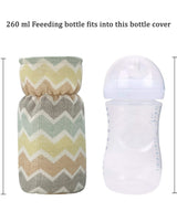 Abracadabra Zig Zag Cotton Baby Feeding Bottle Cover – Multicolor