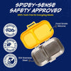 Basil Bento Ace 2 Compartment Stainless Steel Lunchbox 600 ml Little Websters