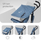 R for Rabbit Stroller Pixie Abstract Blue
