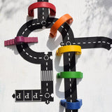 Open Ended Wooden Rainbow Stacker