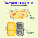 Basil Bento Ace 2 Compartment Lunchbox 600 ml Kitty Party