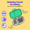 Basil Bento Ace 2 Compartment Lunchbox 600 ml Retro Stack