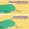 Basil Bento Ace 2 Compartment Lunchbox 600 ml Retro Stack